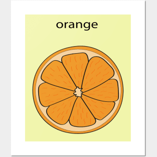 A circle of orange. Posters and Art